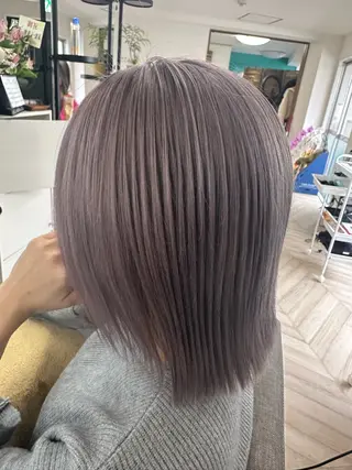 ミディアム カラー be flotのヘアスタイル