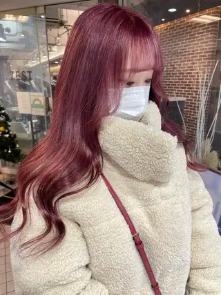 ロング ニュアンスネイル/ ボブ/まちゃこのヘアスタイル