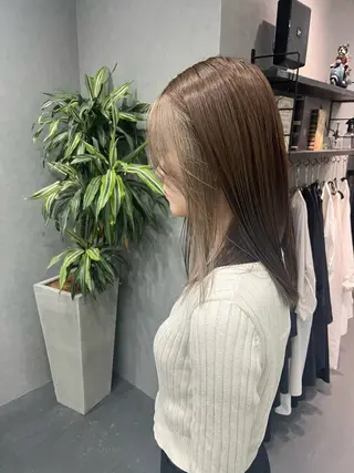 カラー 難波 海のヘアスタイル