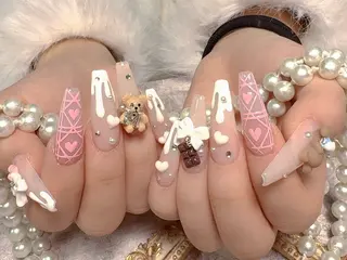 ロング MOA NAIL所属・MoaNail🫶 Yoshiのネイルデザイン