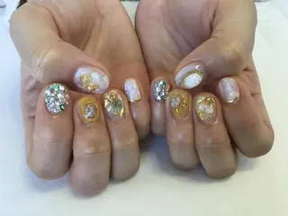 ネイル 💎🐰 saki. m 🐰💎のネイルデザイン