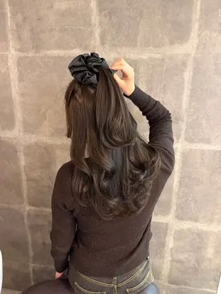 セミロング 渡邊 理央のヘアスタイル