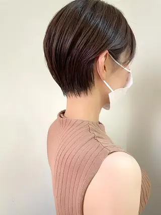 ショート カラー 江上拓郎/ショート /酸性ストレートのヘアスタイル
