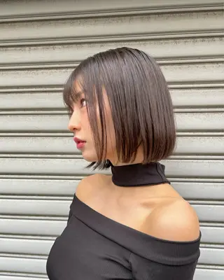 ミディアム 小顔似合わせカット ┊︎*AYANO*のヘアスタイル