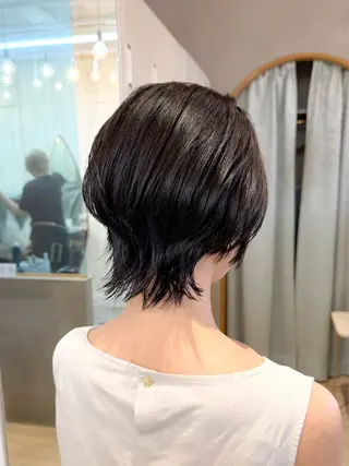 ショート カラー 巻ける縮毛矯正✨ ボブ/ショートともきのヘアスタイル