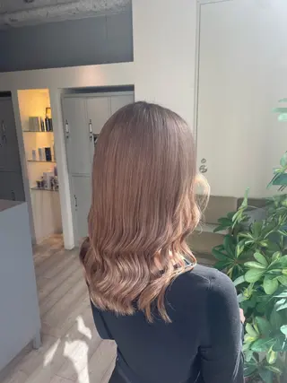 セミロング ひなの/透明感 カラー/レイヤーのヘアスタイル