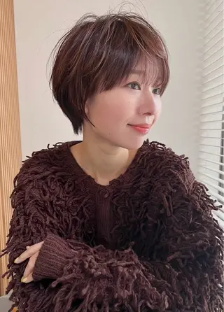 ショート mina/浦和 ショート/韓国ヘアのヘアスタイル