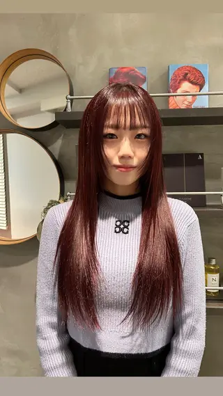 ロング カラー タナカ カナ🫧のヘアスタイル