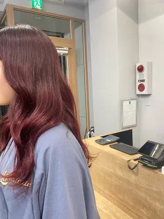 セミロング カラー 🐾Libero🐾 柏　KONOMIのヘアスタイル