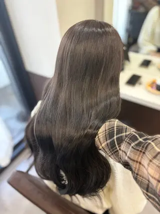 ロング カラー 韓国×髪質改善カラー 💎hinaのヘアスタイル