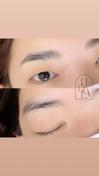 アイブロウ まつげパーマ／眉毛 H e l l aのマツエク・マツパデザイン