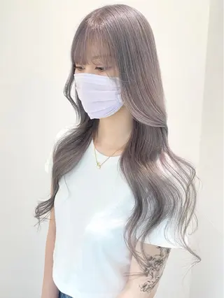 ロング 韓国ヘア/艶髪🎀 宮川みほのヘアスタイル