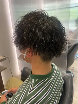 パーマ センター南　髪質改善 大引　優のヘアスタイル