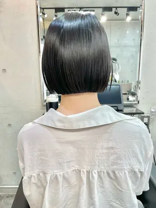 ショート パーマ ショートボブ髪質改善 縮毛矯正のプロ山道潤のヘアスタイル