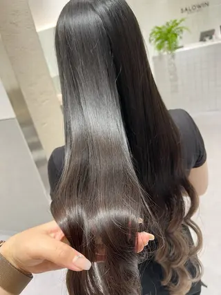 ロング カラー ヘアアレンジ 新宿color🐝 AYAKA🌈💖のヘアスタイル