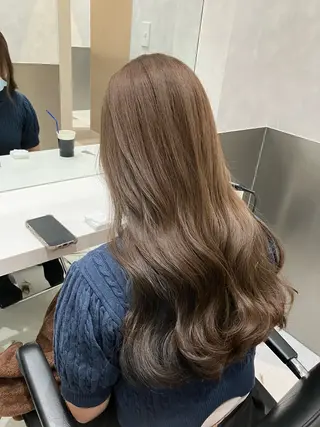カラー 💖ブリーチなし透明 感💖ASAHIのヘアスタイル