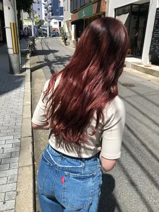 ロング 山口 朔弥のヘアスタイル