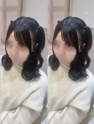 ミディアム 桃瀬 綾音 カラー/縮毛募集中♡のヘアスタイル