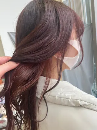 セミロング カラー 🩰 艶髪美髪 shiori🫧のヘアスタイル