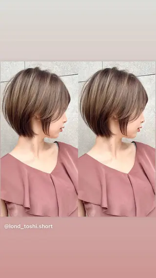 ショート レイヤー❣️縮毛矯 川村利幸のヘアスタイル