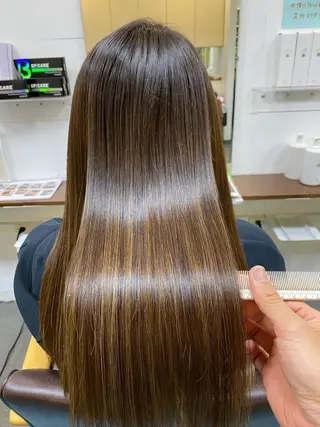 ロング カラー 【髪質改善】に特化 オリーブオイルクラブのヘアスタイル