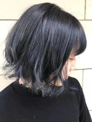 ミディアム 有馬ミク🌈 似合わせ美容師のヘアスタイル