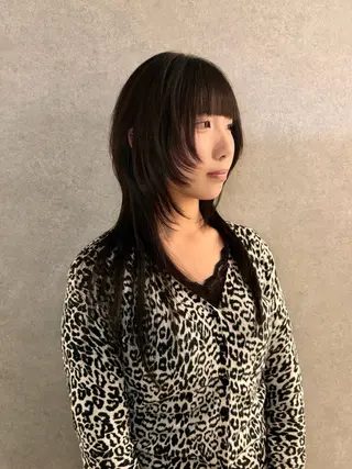 ロング カラー ハイトーン/ウルフ/ レイヤー/Asukaのヘアスタイル