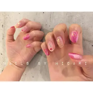 カラー ネイル マツエク・マツパ illum hicariのネイルデザイン