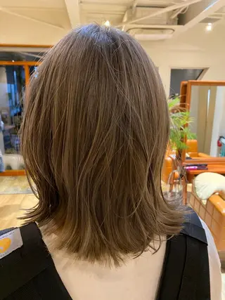 ミディアム 艶美髪マスター 店長✂︎YUKKEのヘアスタイル