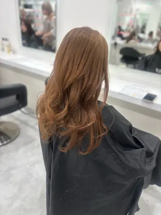 ロング まろっと艶感ブラウン ベージュ🤍まなかのヘアスタイル