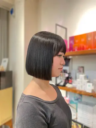 ミディアム こいき/赤味消し /艶カラー🎀✨のヘアスタイル