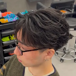 ショート ヘアアレンジ メンズ 【札幌メンズ特化】 🔥RIKU🔥のヘアスタイル