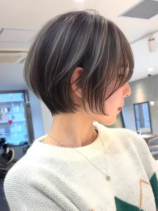 ショート カラー Lond Bloom 天神ショート/ボブのヘアスタイル