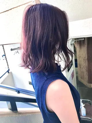ミディアム カラー 💎髪質改善💎 デザイナーshinのヘアスタイル