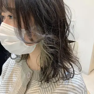 セミロング カラー パーマ ヘアアレンジ メンズ キッズ 仕上がり満足度No. 1✨ﾄﾀﾞﾕｳのヘアスタイル