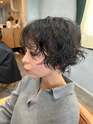 ショート 大久保 優香のヘアスタイル