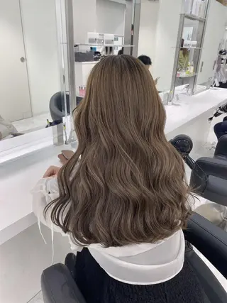 カラー ベージュ×レイヤー 🤎横浜/miu🤎のヘアスタイル