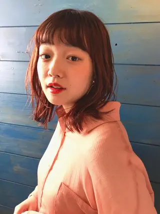 ミディアム カラー 【似合わせ美容師 ✂️】吉澤和幸のヘアスタイル