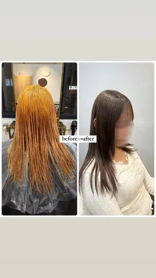 ロング カラー 11月カットモデル 募集❗️junnaのヘアスタイル