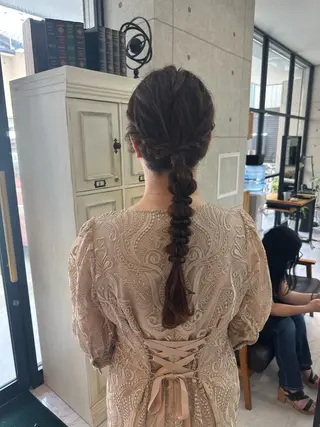 ロング ヘアアレンジ ヘアセット🎀透明感 カラーHiROEのヘアスタイル