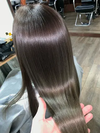 ロング 縮毛矯正/髪質改善 井上智秀のヘアスタイル