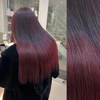 ロング カラー ヘアアレンジ stylist ◎RUKI.のヘアスタイル