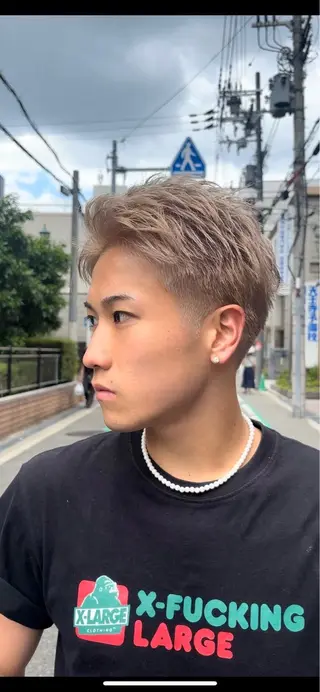 カラー メンズ 天王寺メンズパーマ /マツムラミユウのヘアスタイル