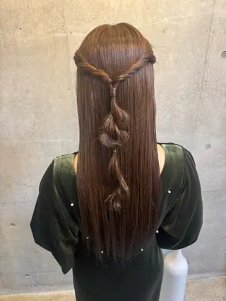 ヘアアレンジ 12日🙆‍♀️ 💐🤍理保のヘアスタイル