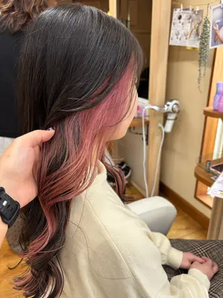 ロング カラー Sagedoue ユイのヘアスタイル