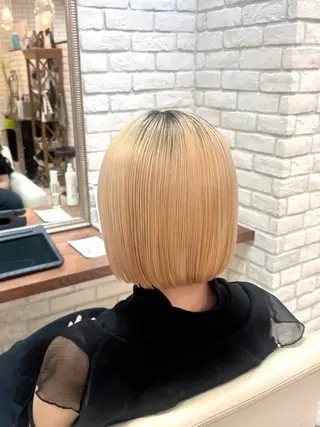 ショート 髪質改善縮毛50% OFF/吉田 響歌♡のヘアスタイル