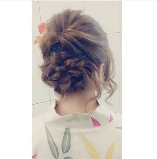 ヘアアレンジ _WHITE高槻店 yusukeのヘアスタイル