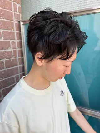 ショート メンズ 久木原 ゆりのヘアスタイル
