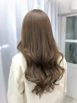 ロング カラー 韓国ヘア🤍髪質改善 🇰🇷AKANEのヘアスタイル