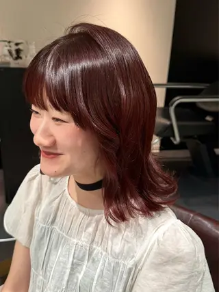 ミディアム ハイトーン🫧艶髪 MAIKAのヘアスタイル